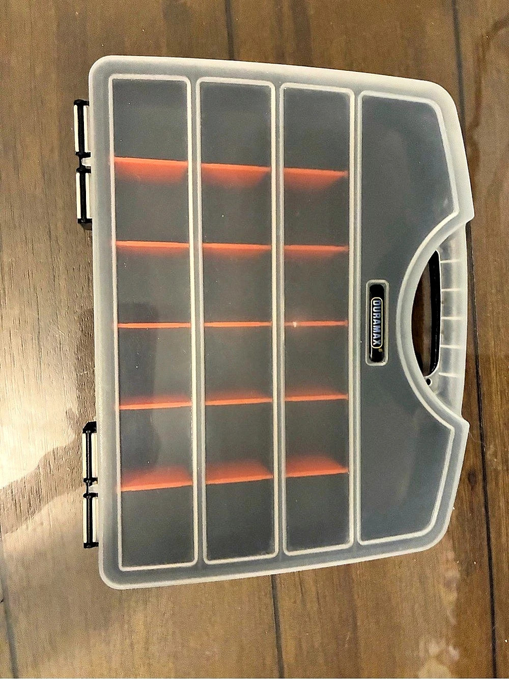 Plano Storage Organizer Case in Gray & Orange
